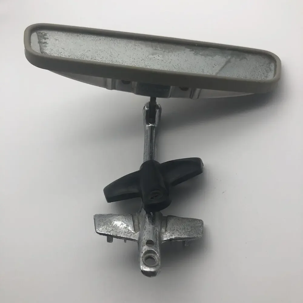 Vintage 60's GM Models 8”Chrome Stainless Rear View Day Night Mirror w/bracket